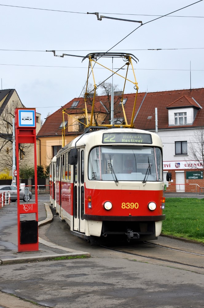Прага, Tatra T3R.P № 8390