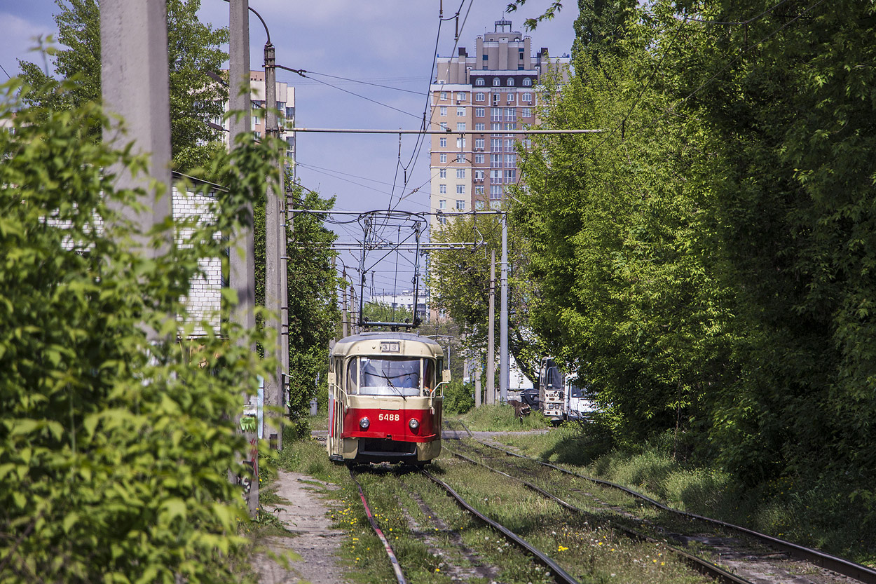 Киев, Tatra T3SU № 5488