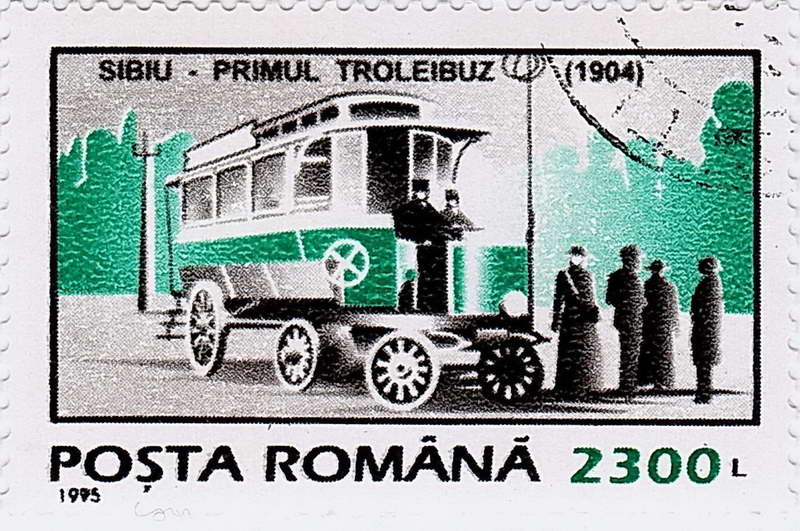 Почтовые марки; Сибиу & Рашинари — Старые фотографии