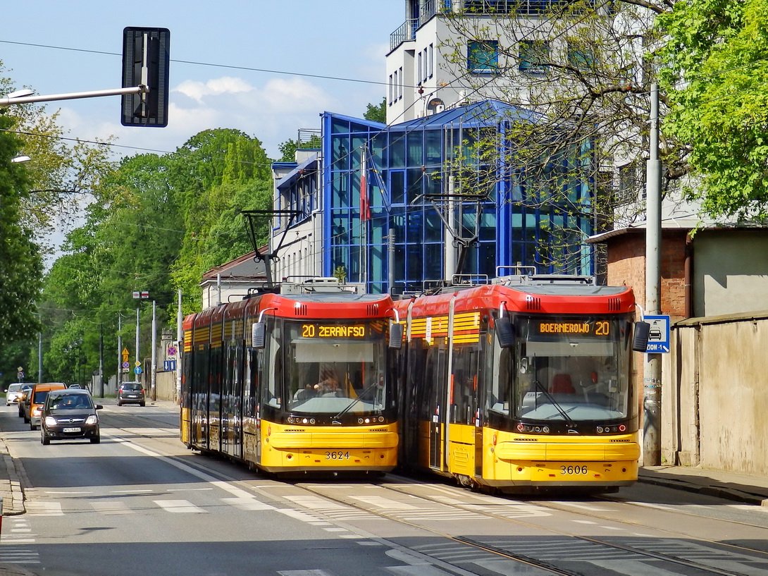 Varsó, PESA Jazz 128N — 3624; Varsó, PESA Jazz 128N — 3606