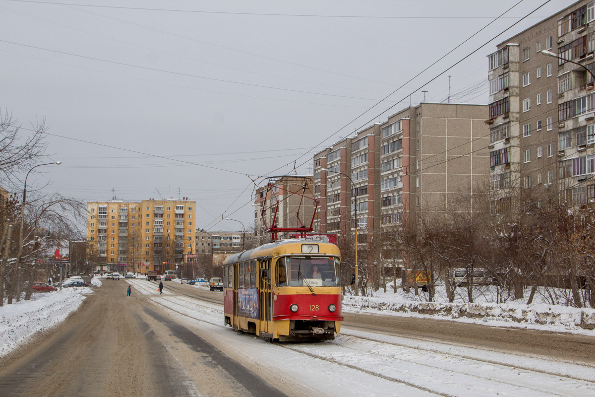 Екатеринбург, Tatra T3SU № 128