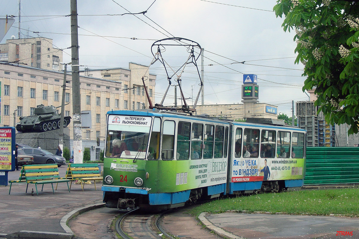 Житомир, Tatra KT4SU № 24