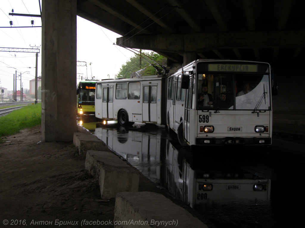 Львов, Škoda 15TrM № 599; Львов — Парад троллейбусов по случаю празднования 760-летия Львова