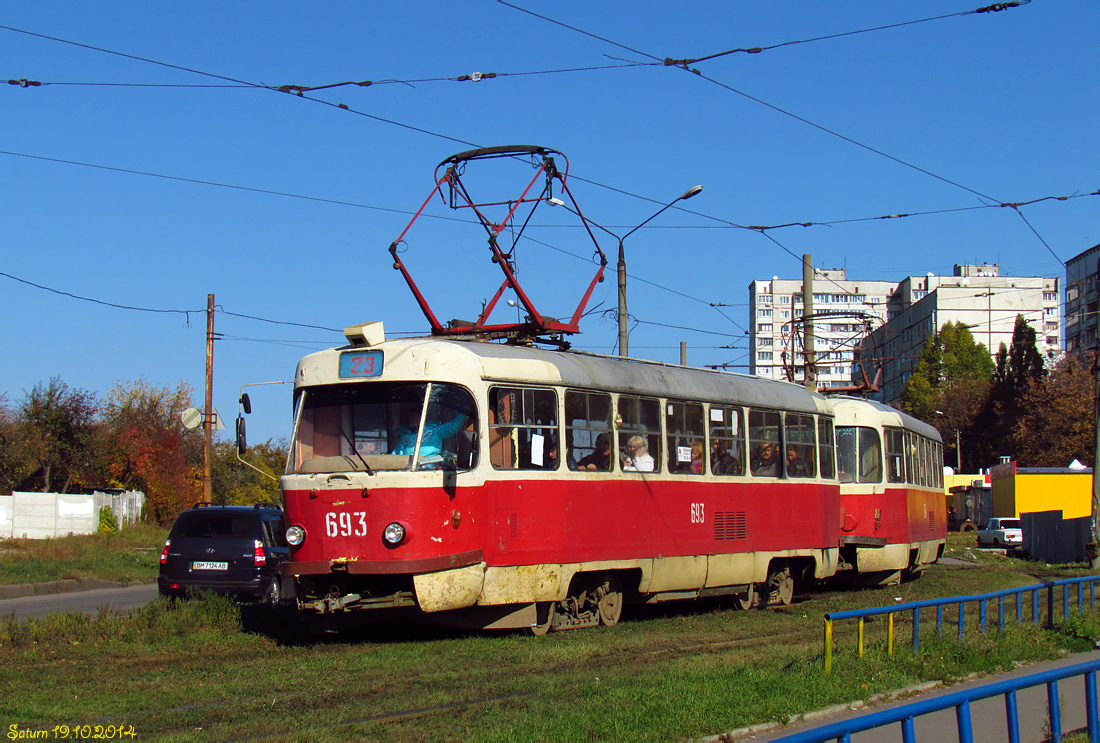 Харьков, Tatra T3SU № 693 Харьков, Tatra T3SU № 693