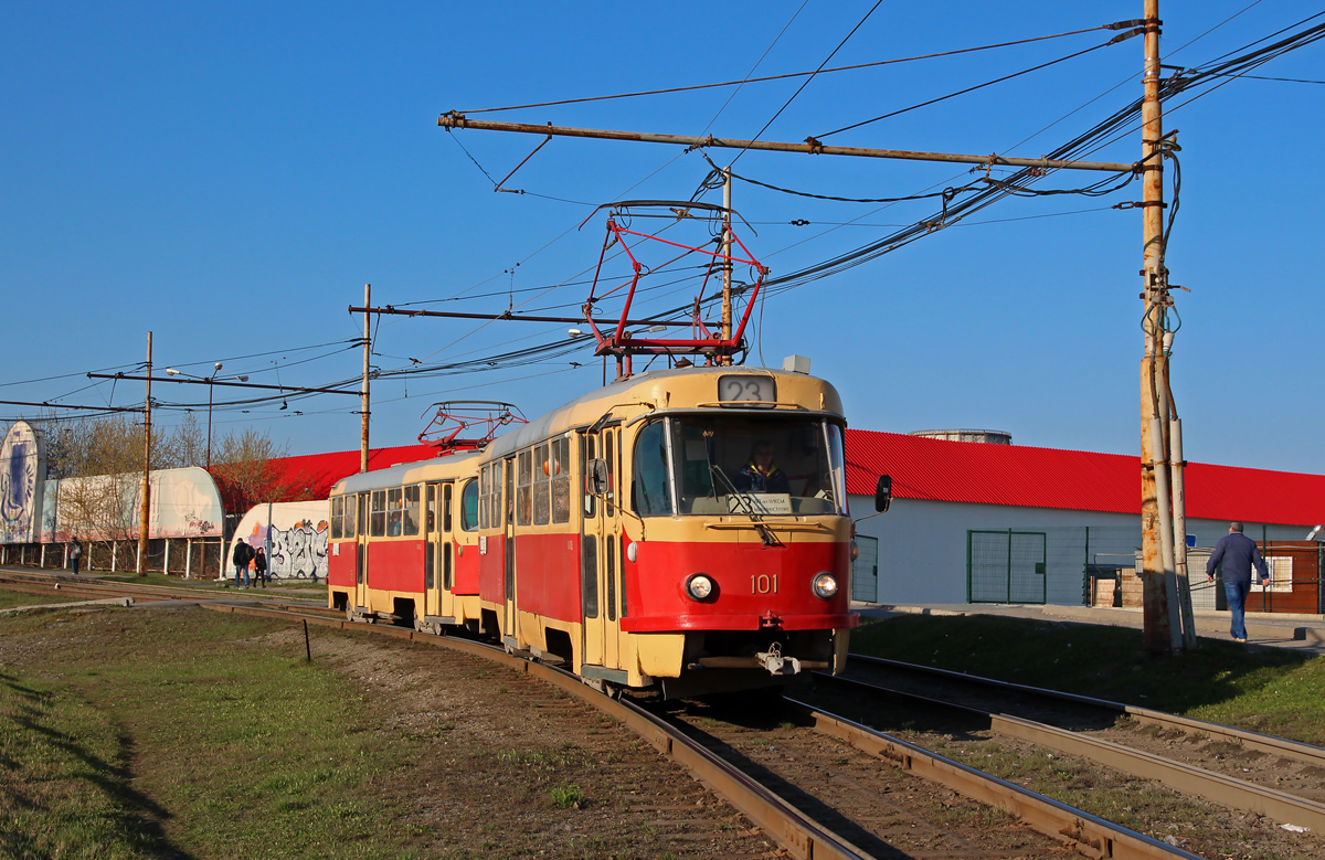 Екатеринбург, Tatra T3SU (двухдверная) № 101