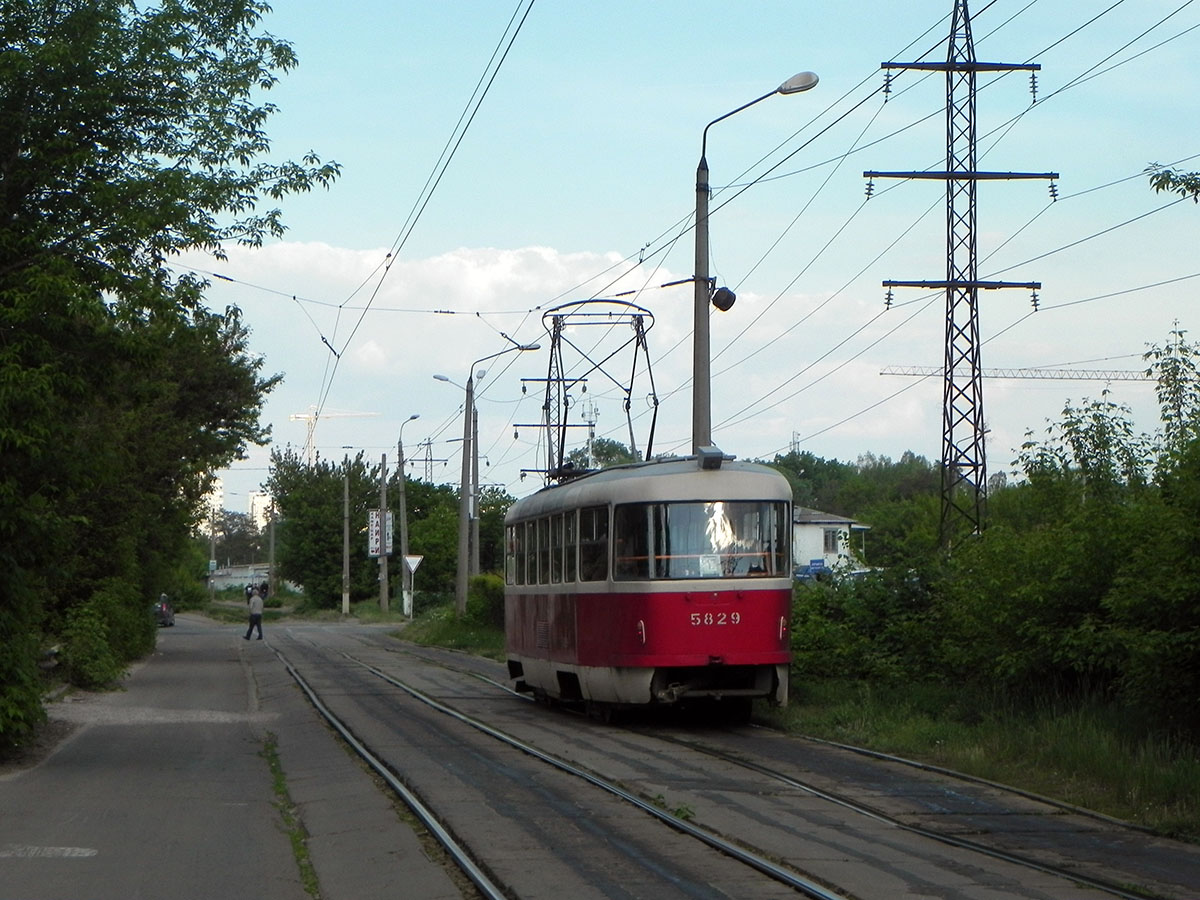 Киев, Tatra T3SU № 5829 Киев, Tatra T3SU № 5829
