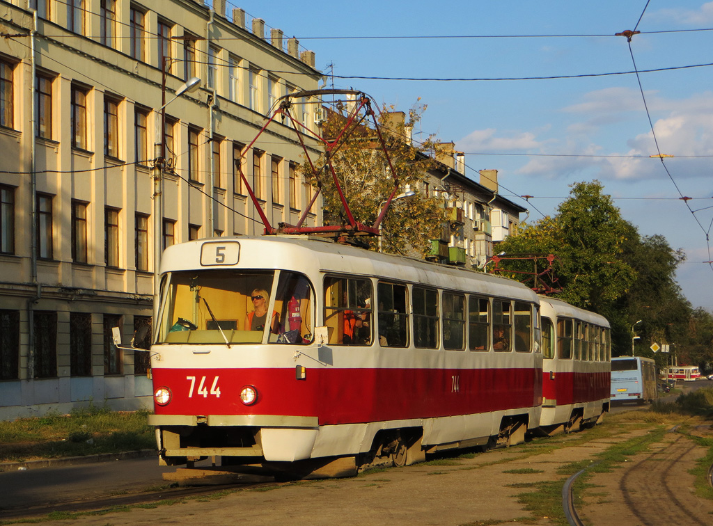 Samara, Tatra T3SU (2-door) Nr. 744; Samara — Terminus stations and loops (tramway)