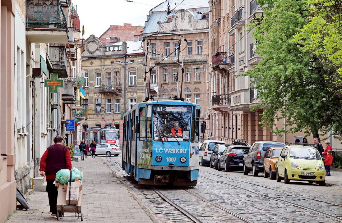 Львов, Tatra KT4SU № 1007