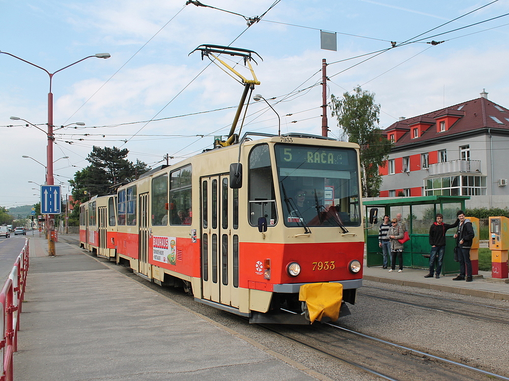 Bratislava, Tatra T6A5 # 7933