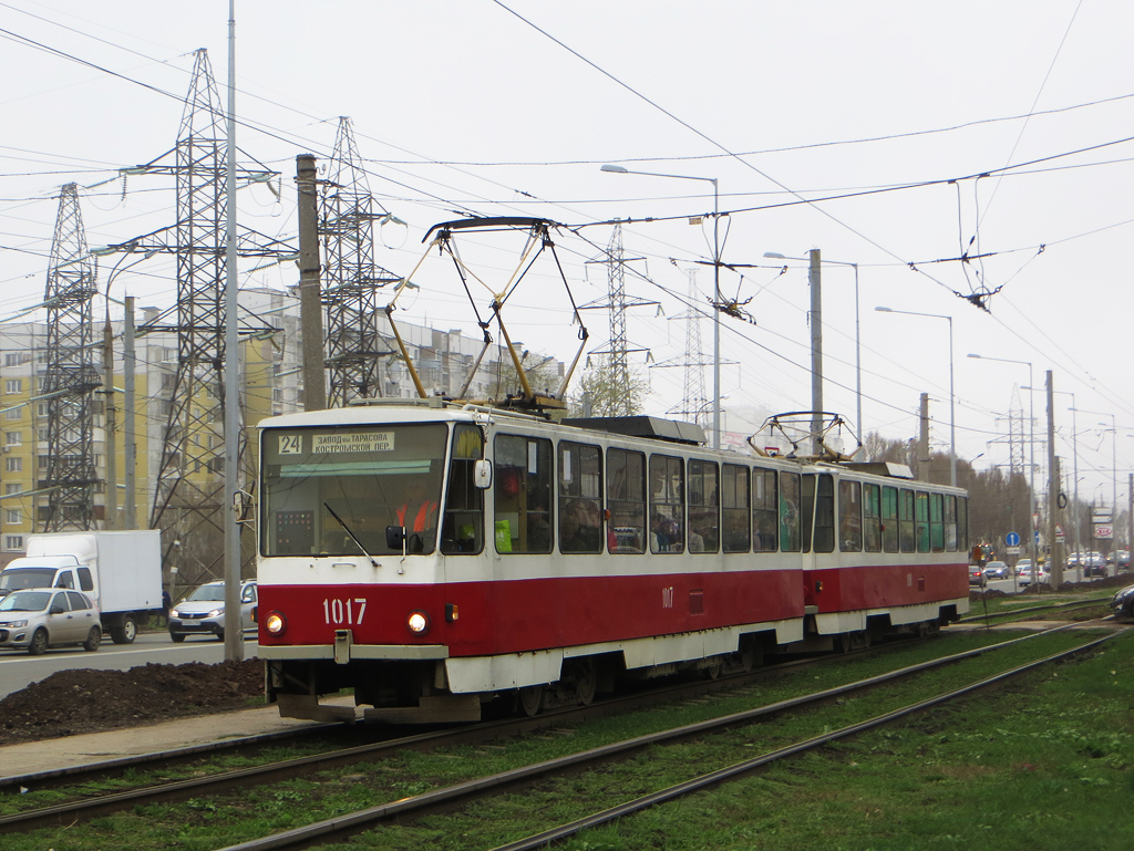 Самара, Tatra T6B5SU № 1017