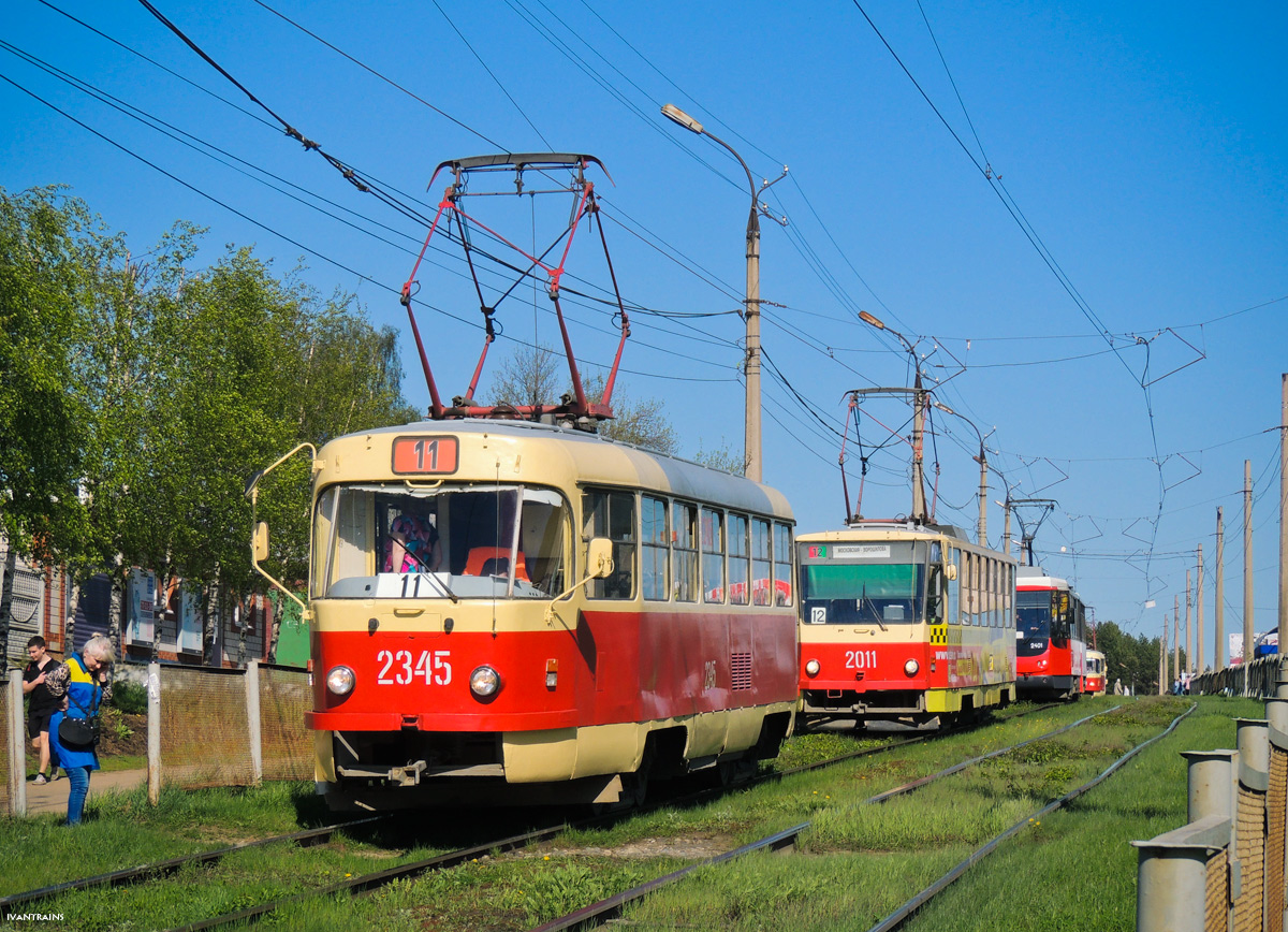 Ижевск, Tatra T3SU № 2345
