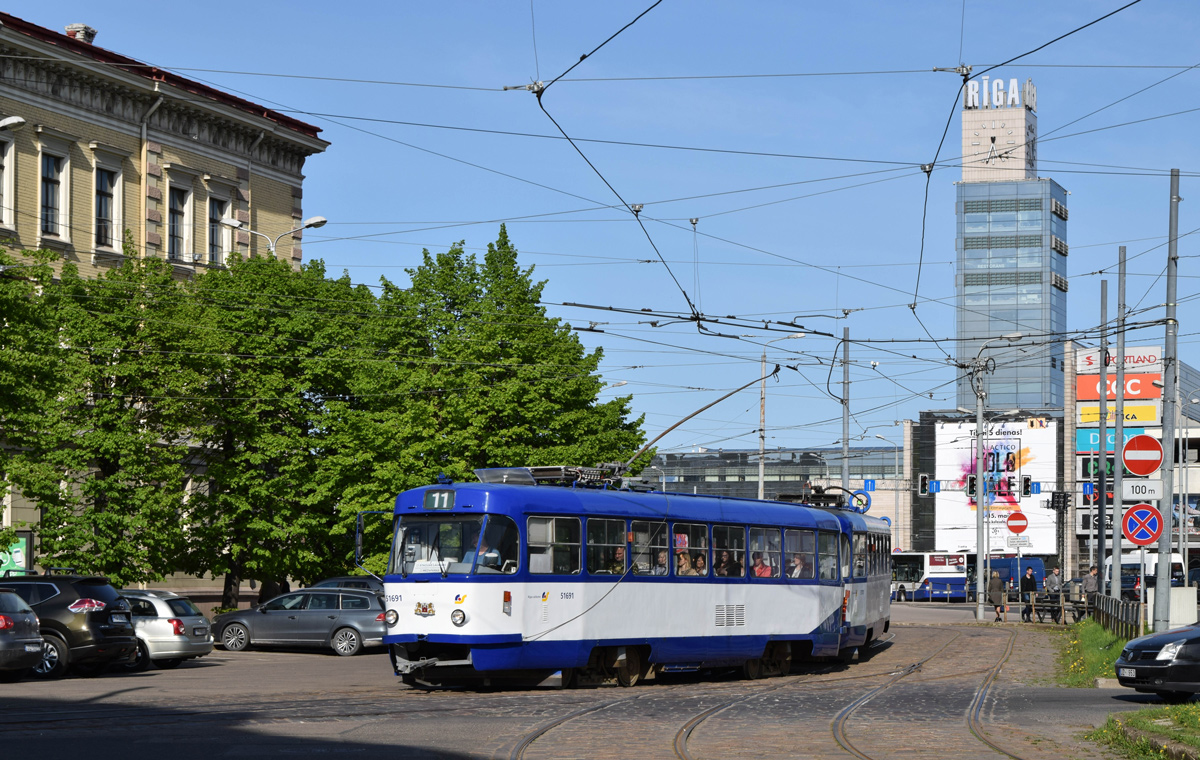 Riga, Tatra T3A č. 51691