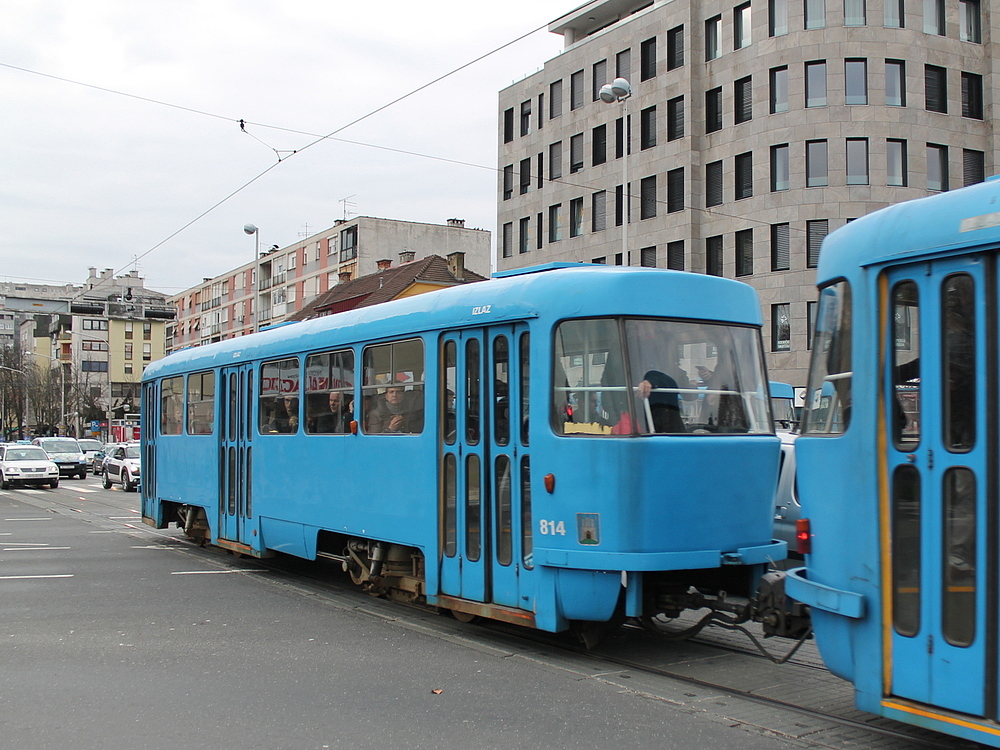 Загреб, Tatra B4YU № 814