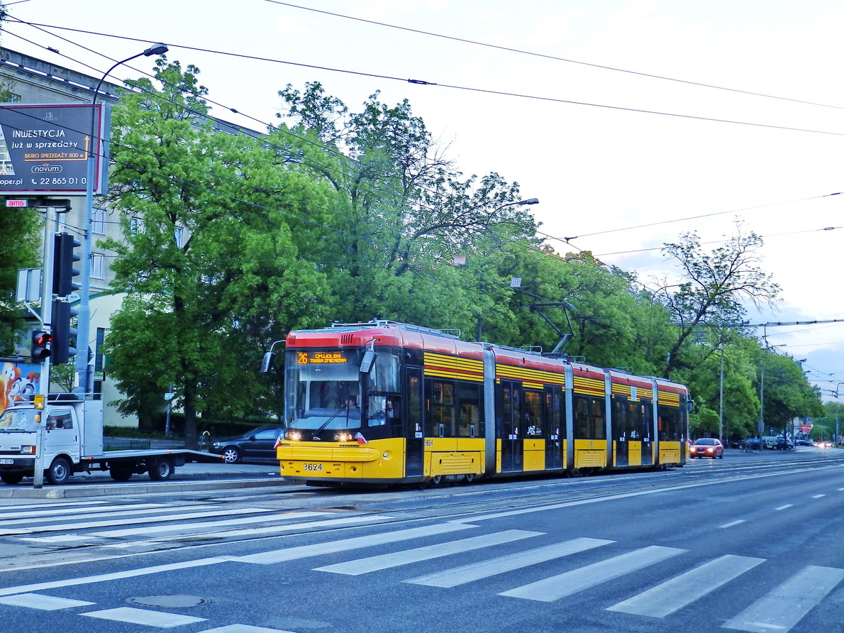 Варшава, PESA Jazz 128N № 3624