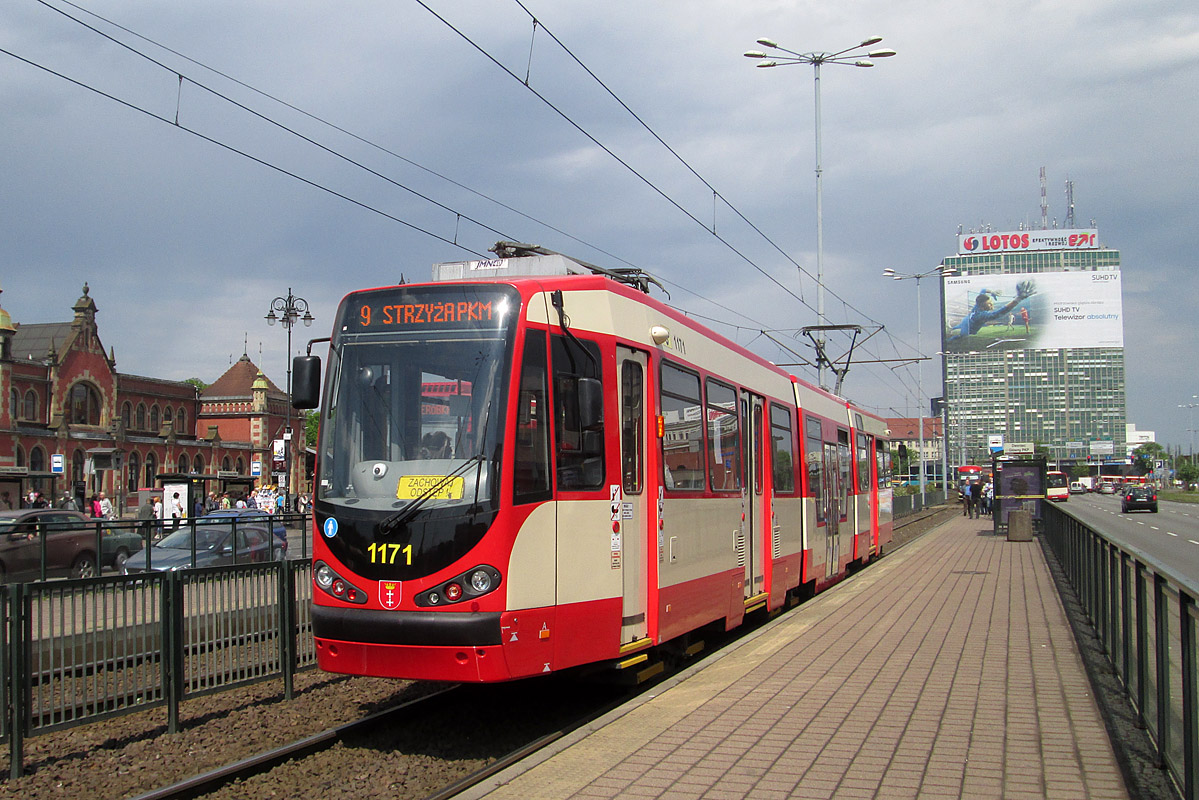 Gdanskas, Duewag N8C-MF 18 nr. 1171 Gdanskas, Duewag N8C-MF 18 nr. 1171