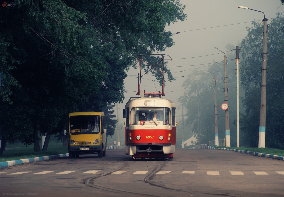 Дружковка, Tatra T3SUCS № 6957