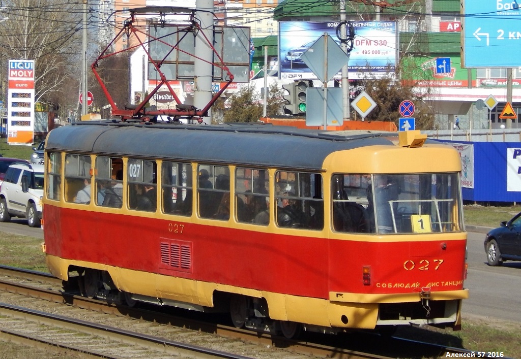 Oryol, Tatra T3SU № 027