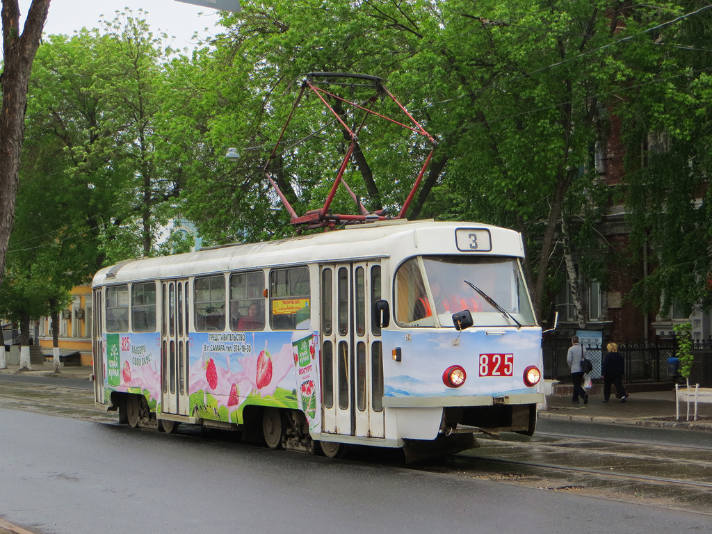Самара, Tatra T3SU № 825