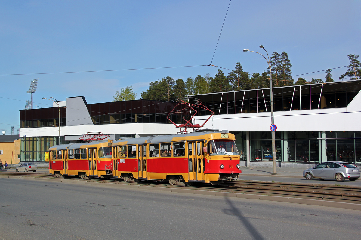 Jekaterinburg, Tatra T3SU № 159; Jekaterinburg, Tatra T3SU № 158