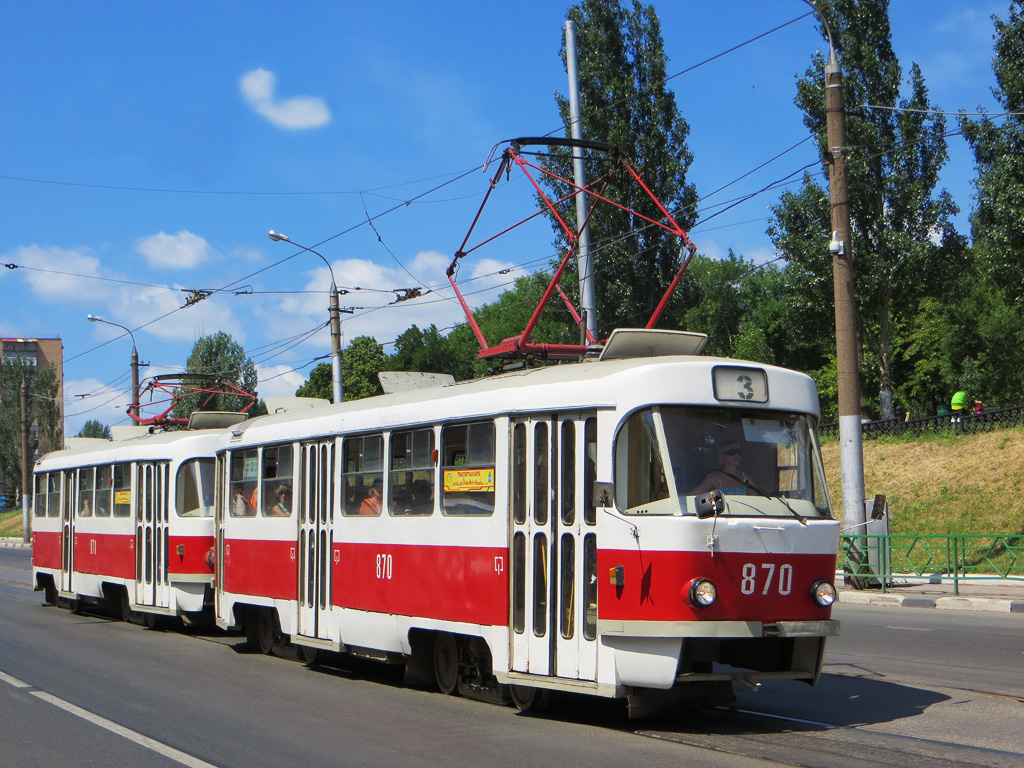 Самара, Tatra T3SU № 870