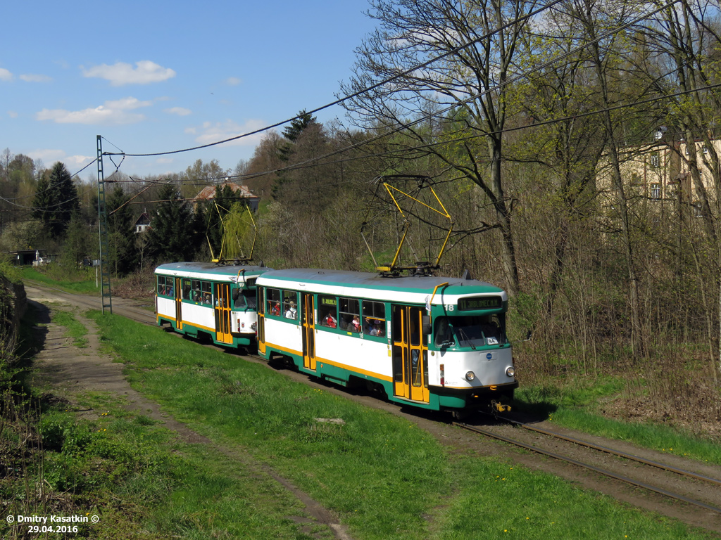 Либерец ― Яблонец-над-Нисой, Tatra T2R № 18; Либерец ― Яблонец-над-Нисой, Tatra T2R № 19