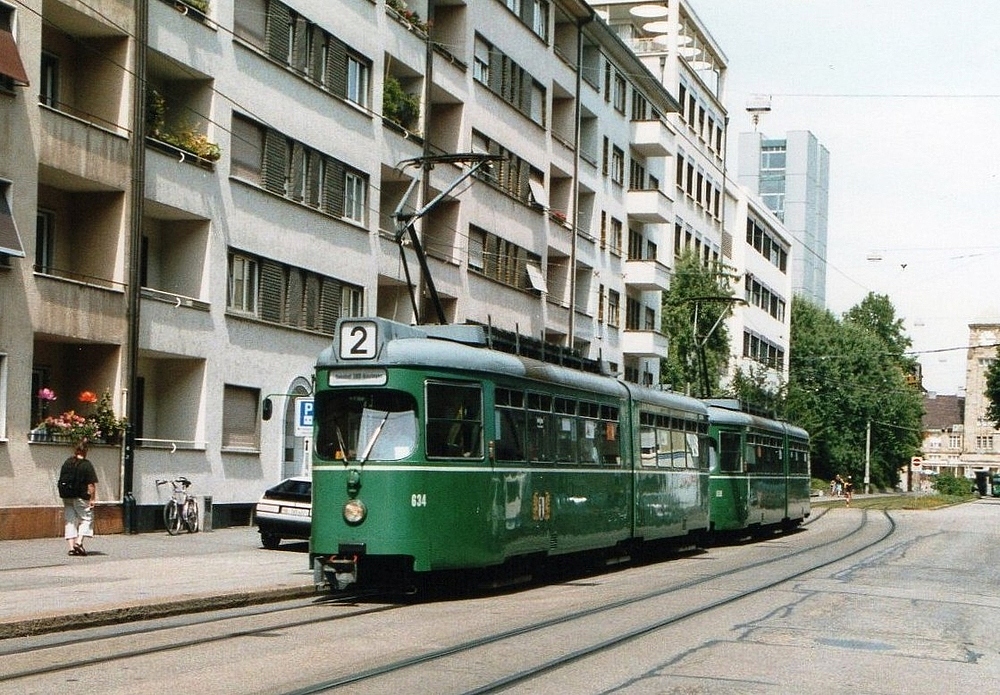 Базель, Duewag GT6 № 634 Базель, Duewag GT6 № 634