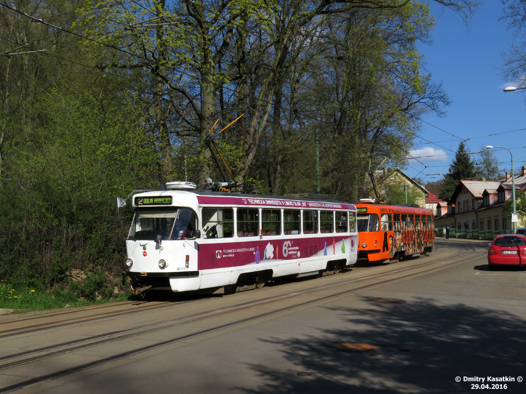 Либерец ― Яблонец-над-Нисой, Tatra T3M.04 № 51