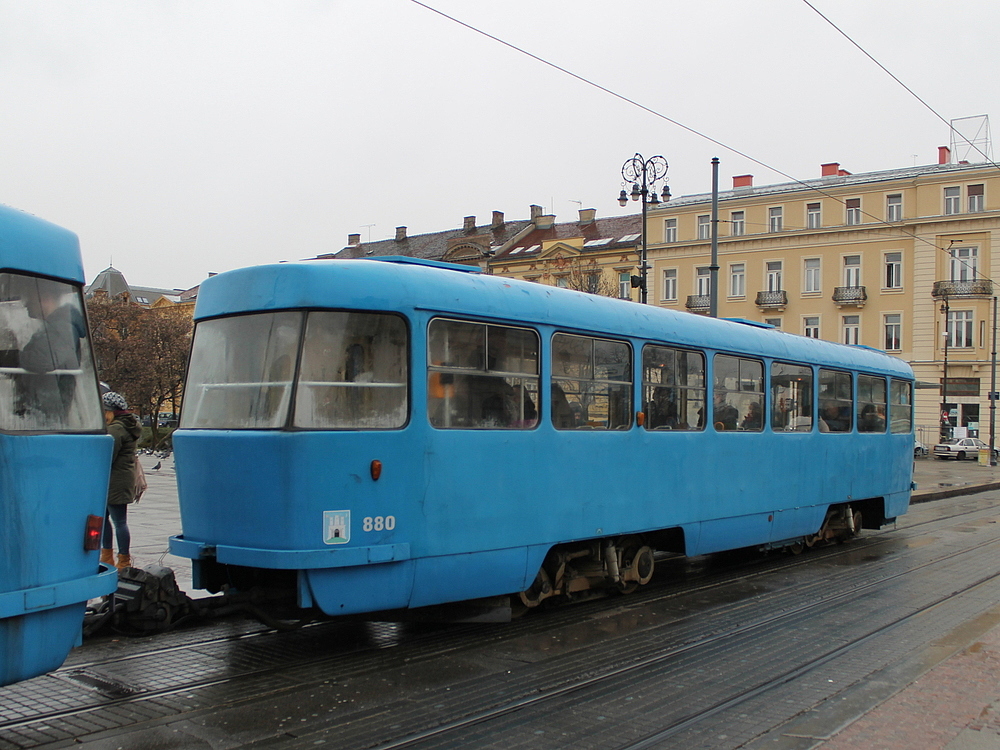 Zagreba, Tatra B4YU № 880