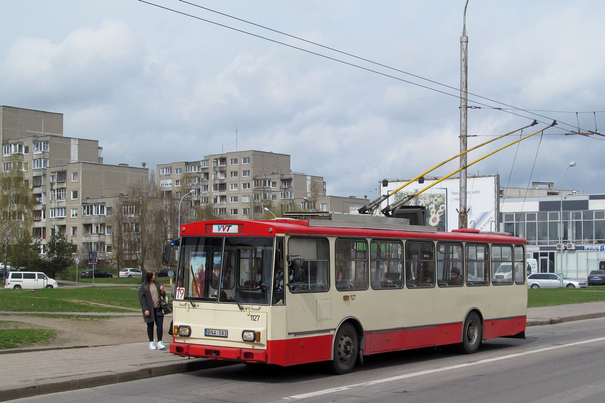 Вильнюс, Škoda 14Tr08/6 № 1127