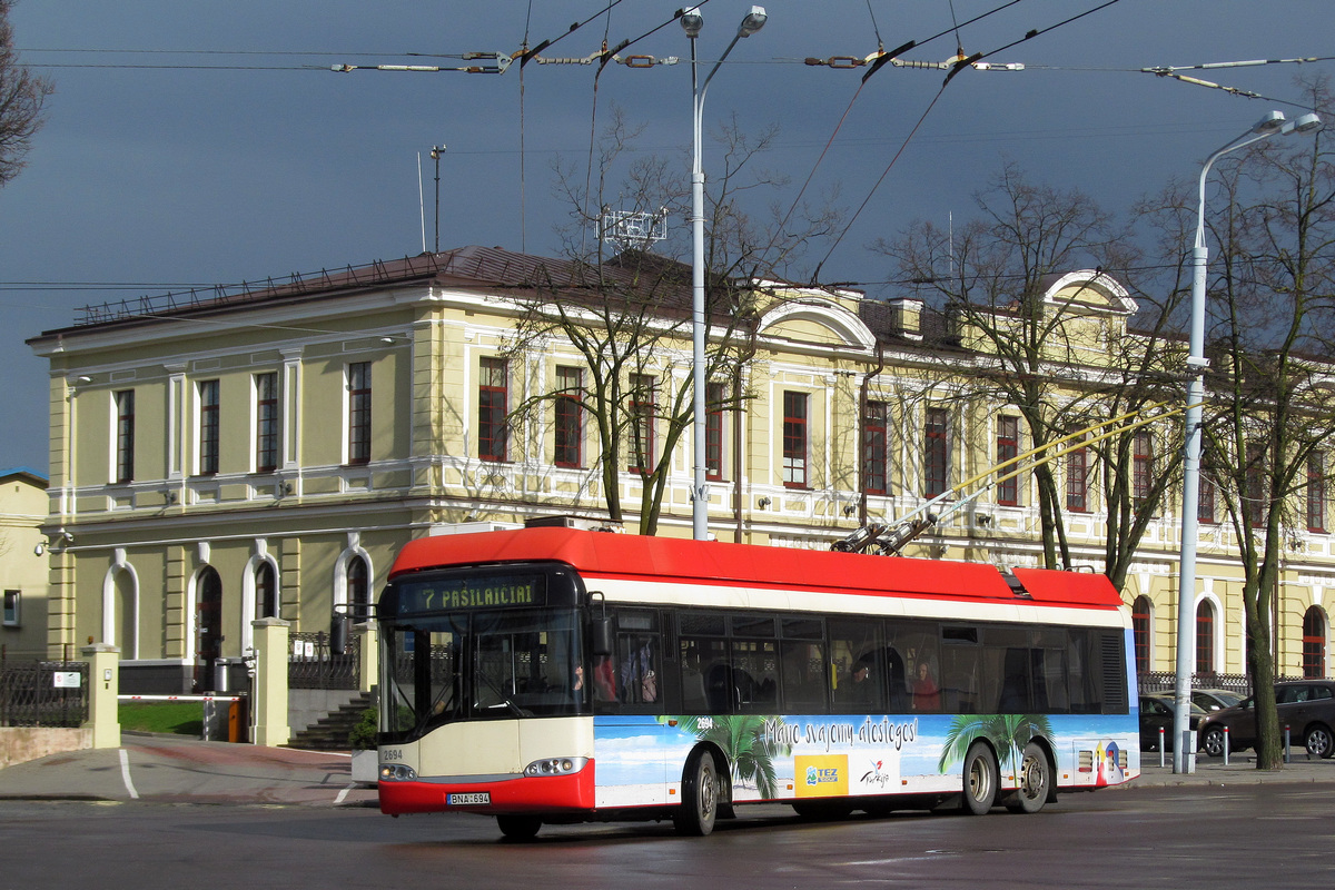 Вильнюс, Solaris Trollino II 15 AC № 2694