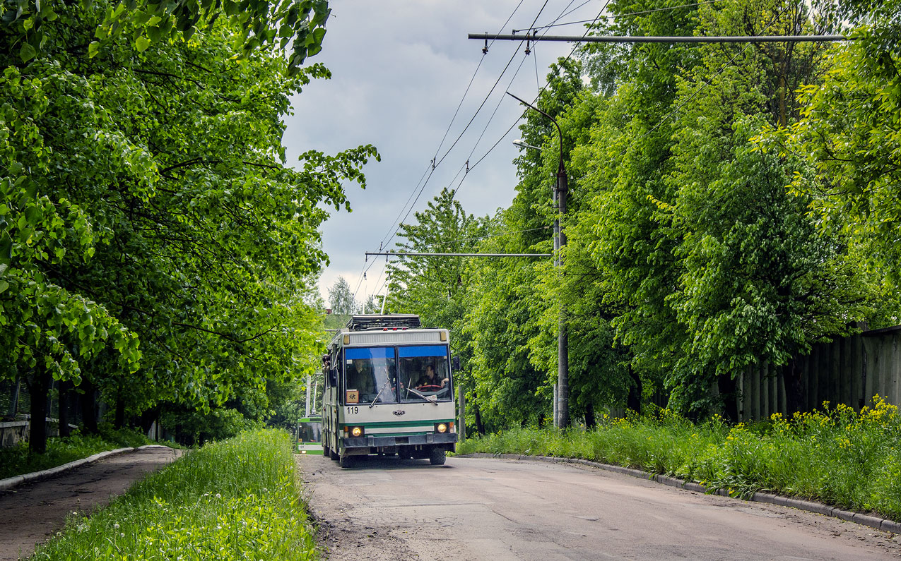 Тернополь, ЮМЗ Т1 № 119; Тернополь — Экскурсия на троллейбусе ЮМЗ Т1 #119 и Škoda 14Tr # 101, 15.05.2016