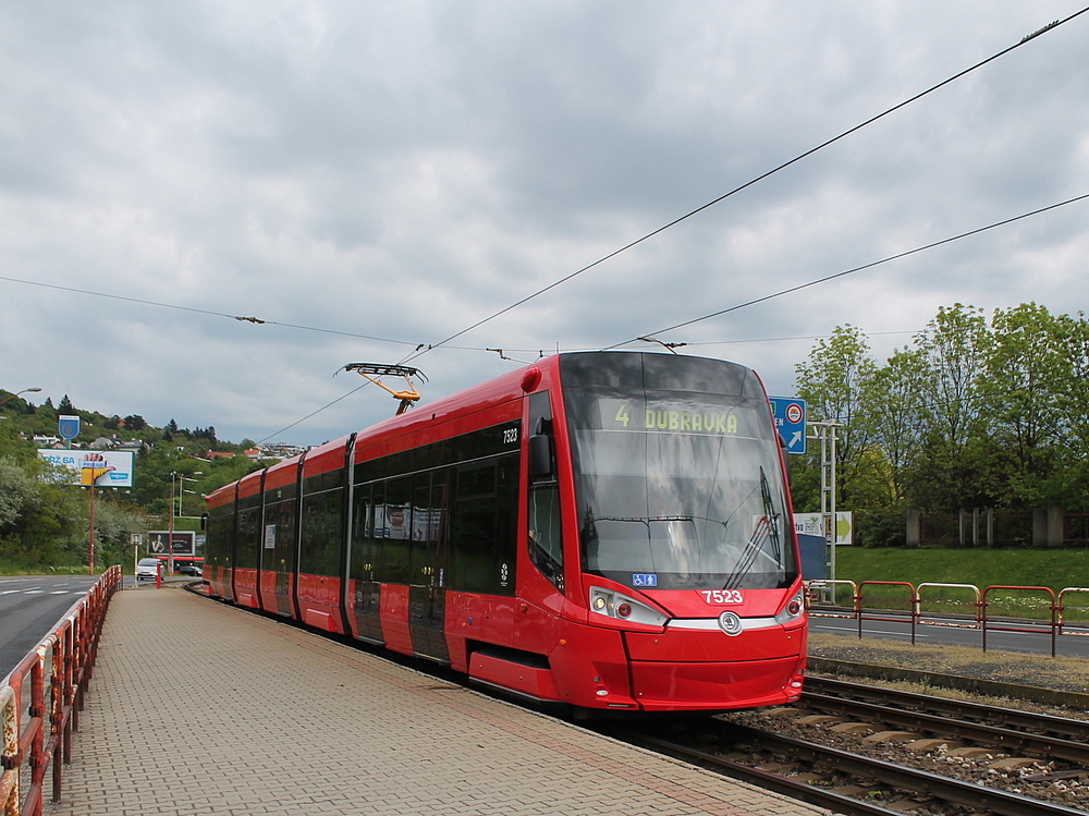 Братислава, Škoda 30T ForCity Plus № 7523