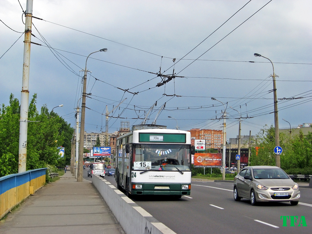 Луцк, MPK/Jelcz 120MT № 224