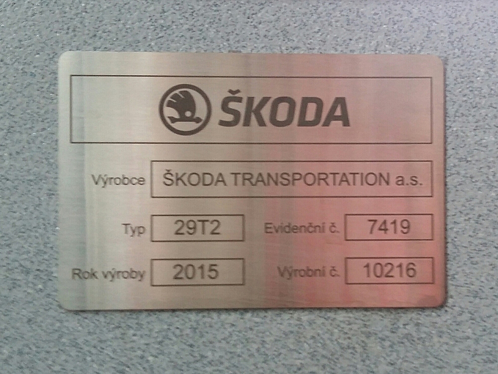 Bratislava, Škoda 29T ForCity Plus N°. 7419