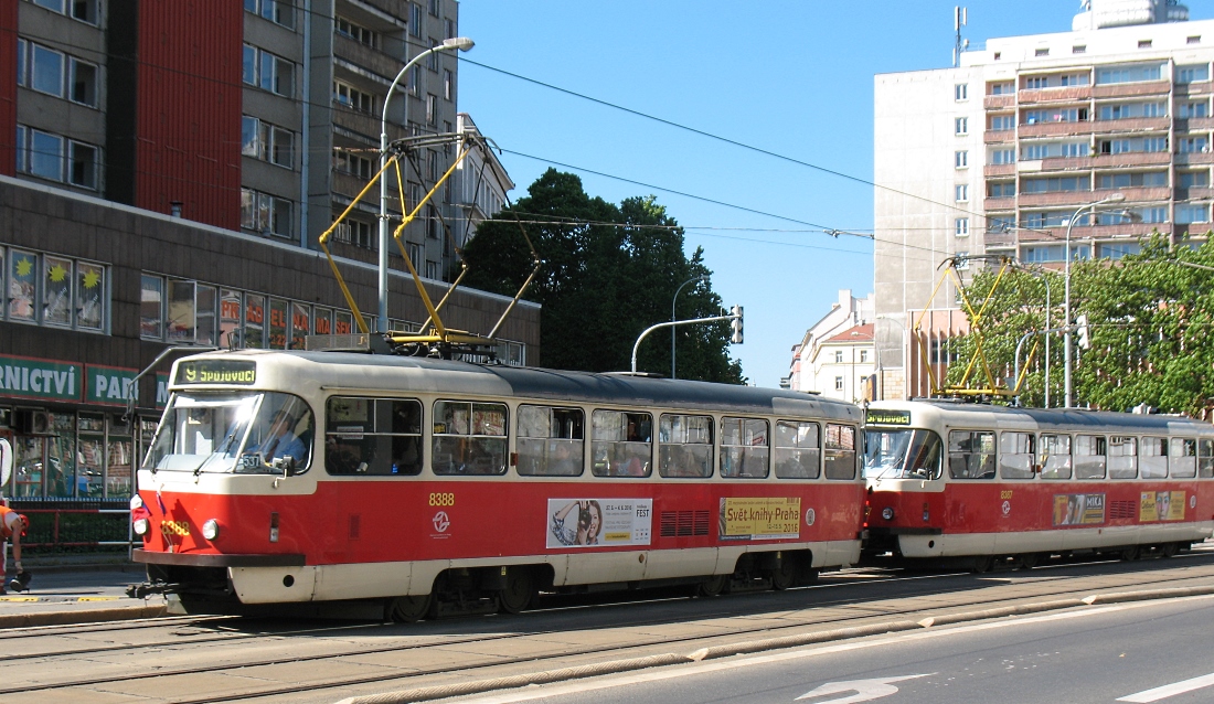 Прага, Tatra T3R.P № 8388