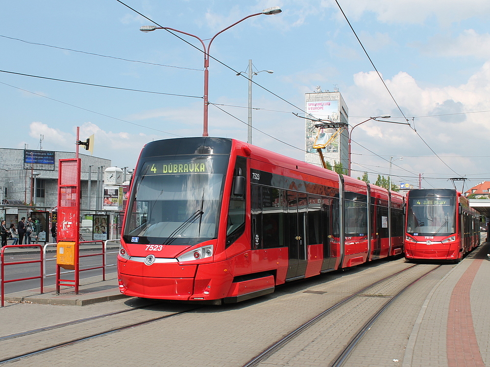 Братислава, Škoda 30T ForCity Plus № 7523
