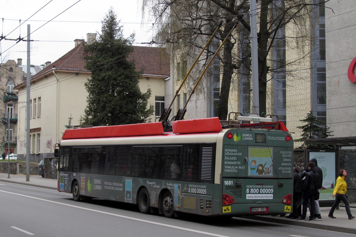 Вильнюс, Solaris Trollino II 15 AC № 1681