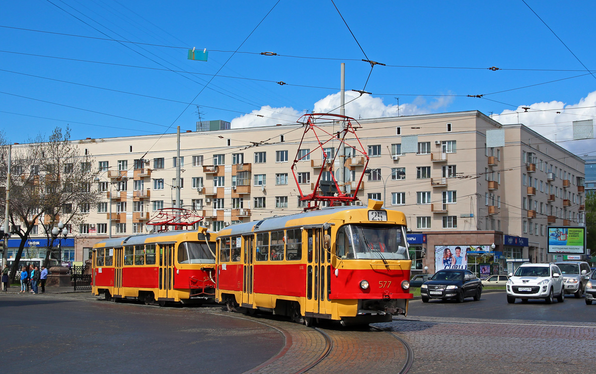 Екатеринбург, Tatra T3SU № 577