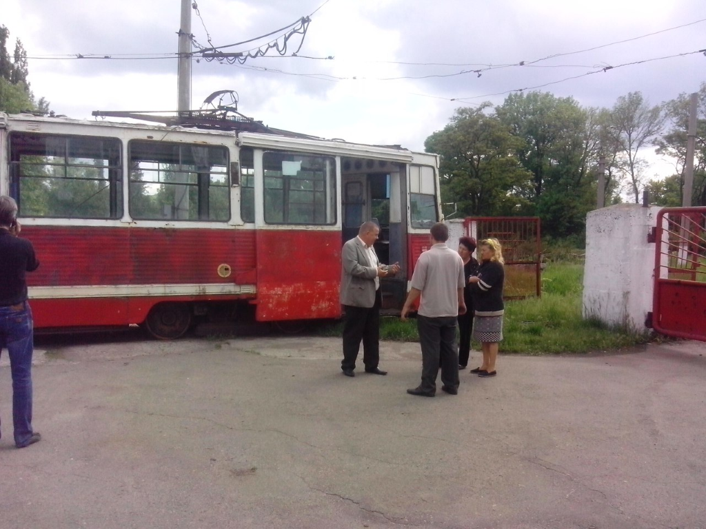 Avdiivka, 71-605 (KTM-5M3) č. 051; Avdiivka — 01.10.2016-01.2017 — Reintroduction of Tramway Service