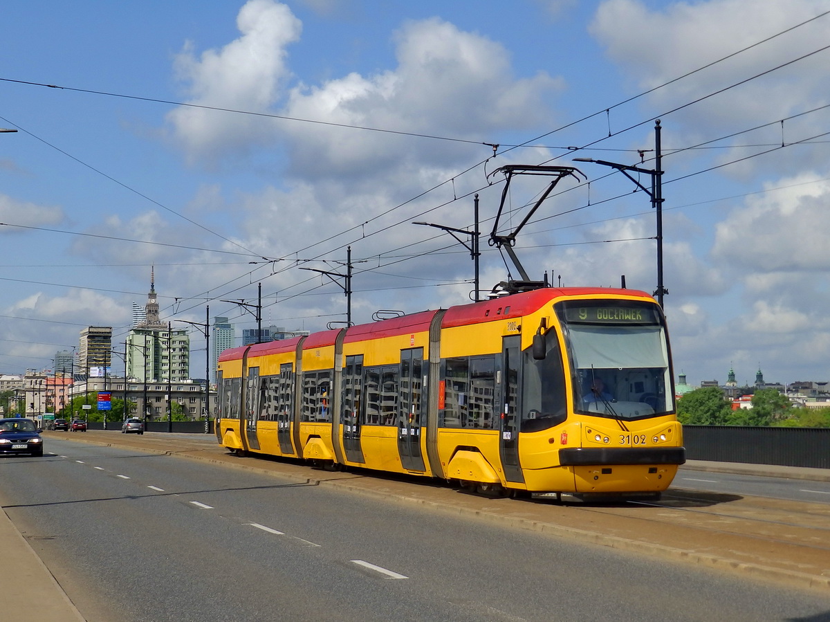 Варшава, PESA Tramicus 120N № 3102