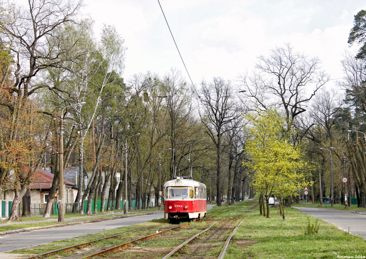 Киев, Tatra T3SU № 5968; Киев — Трамвайные линии: Подольская сеть — север