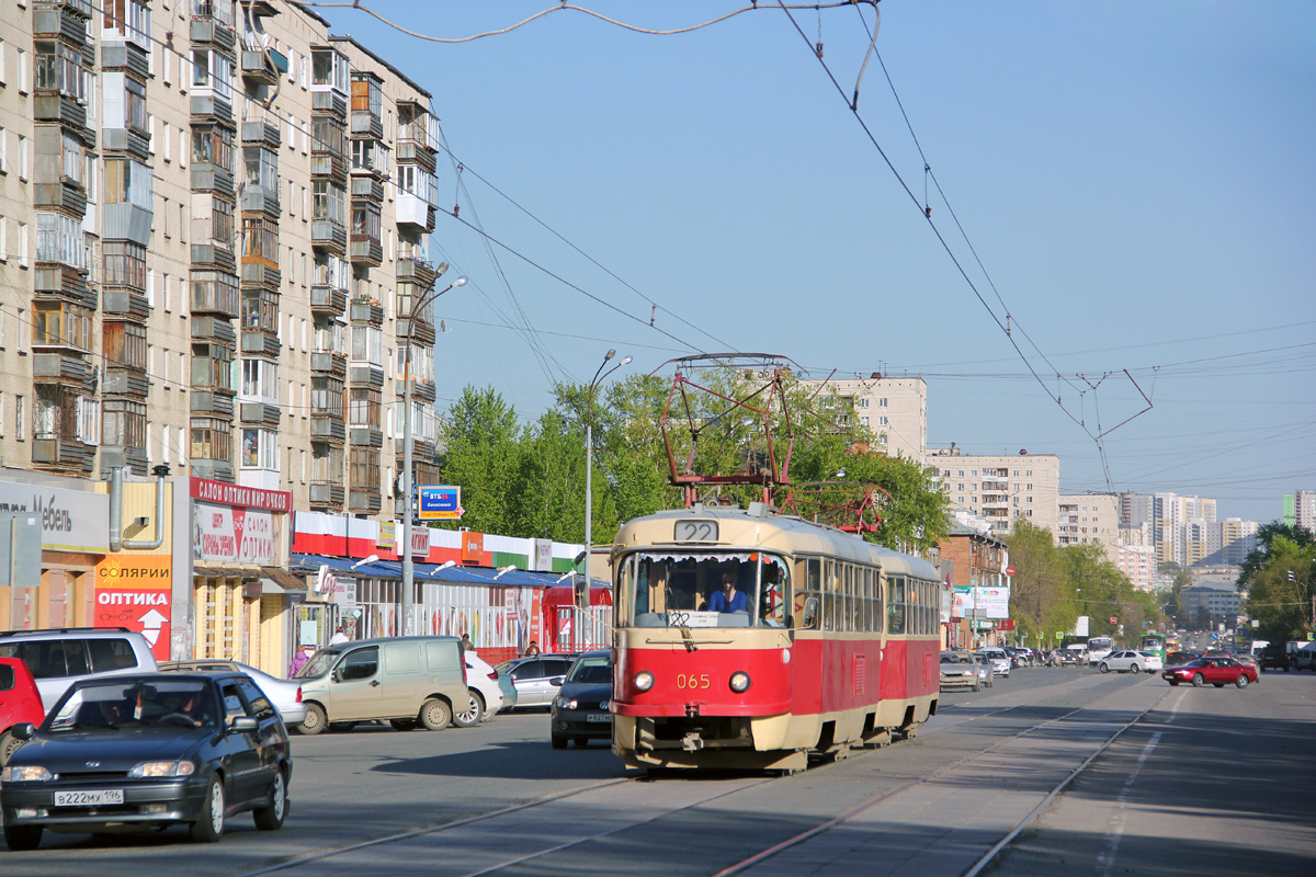 Екатеринбург, Tatra T3SU (двухдверная) № 065
