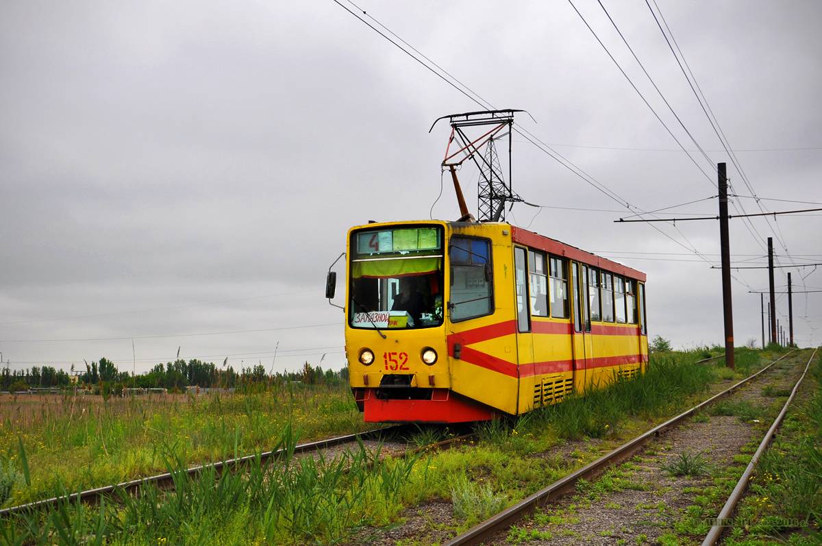Волжский, 71-611 № 152; Волжский — Экскурсия по трамвайной линии "ЗОС" на КТМ 71-611 (14 мая 2016 года)