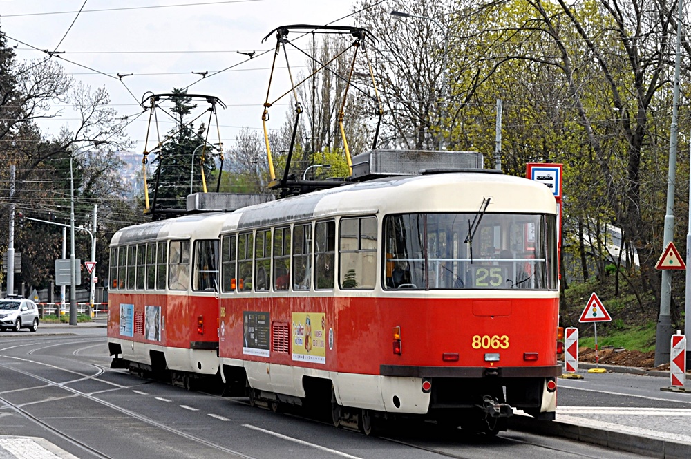 Прага, Tatra T3M2-DVC № 8063 Прага, Tatra T3M2-DVC № 8063