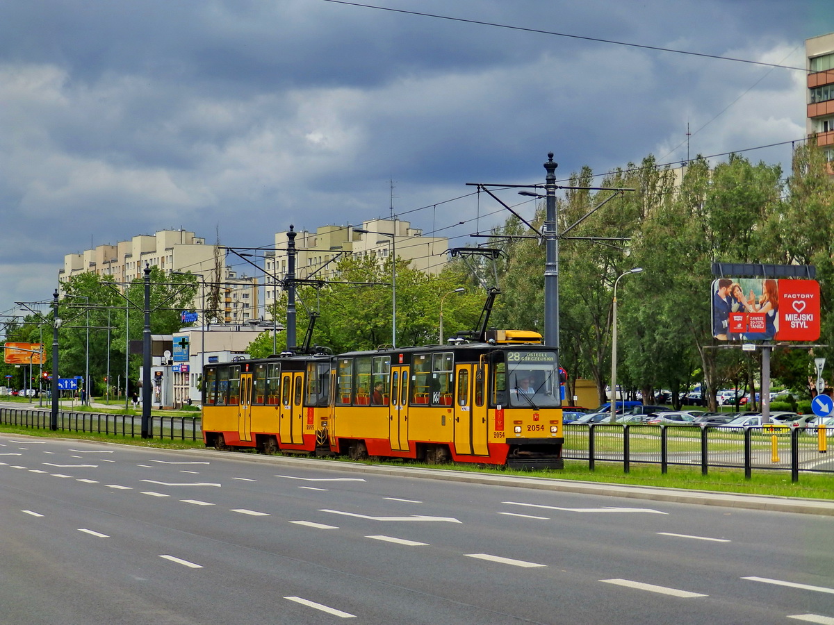 Варшава, Konstal 105N2k № 2054