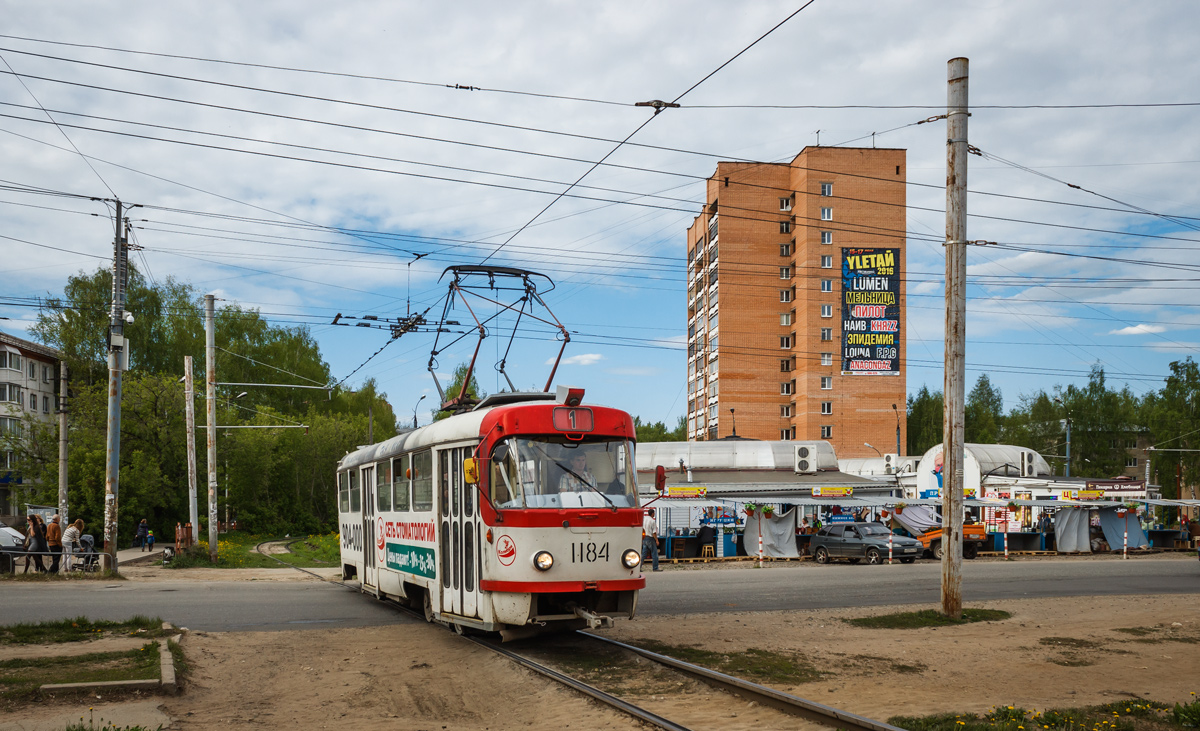 Ижевск, Tatra T3K № 1184