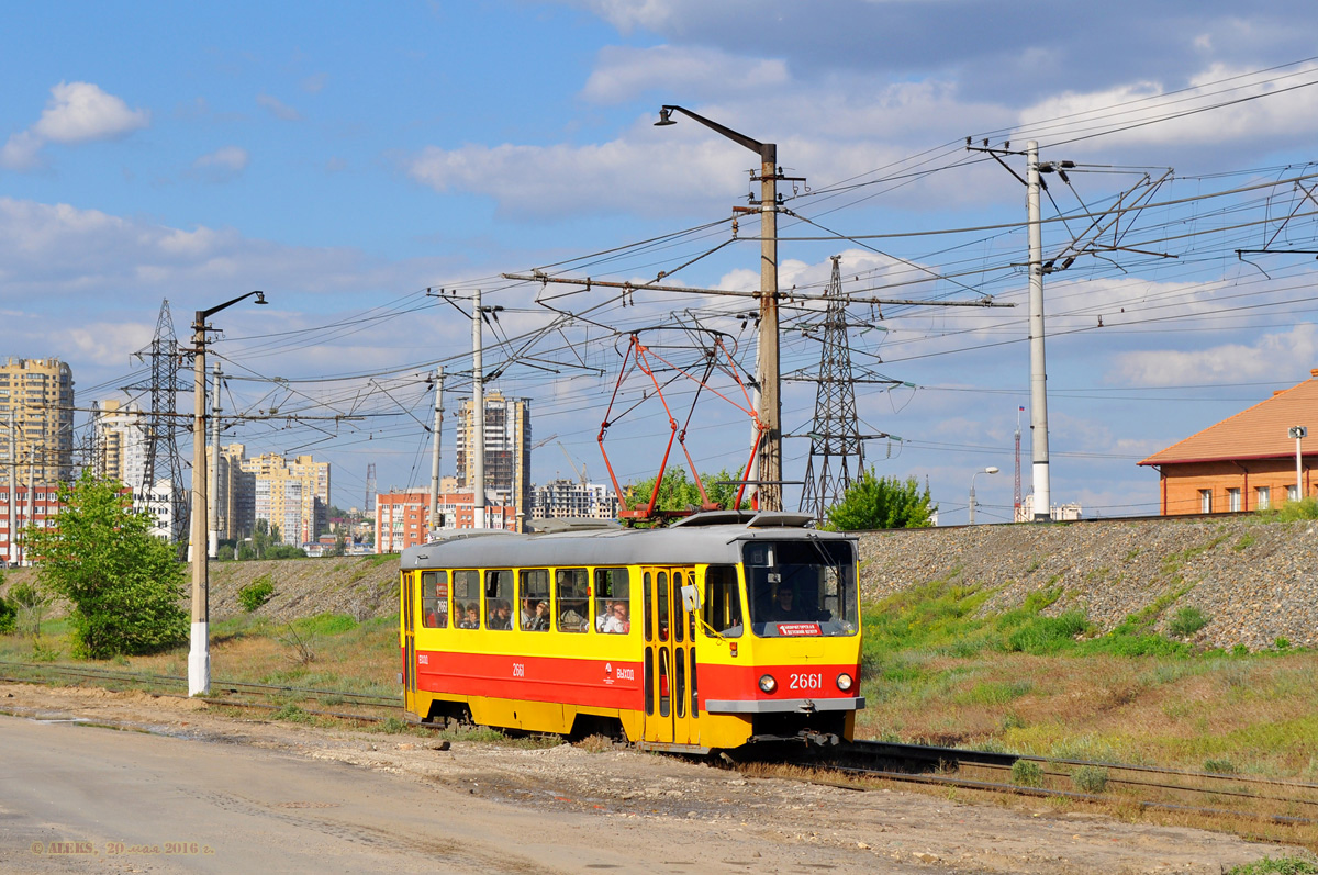 Volgograd, Tatra T3SU mod. VZSM # 2661