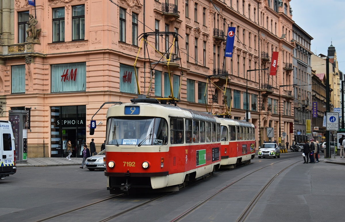 Прага, Tatra T3SUCS № 7192