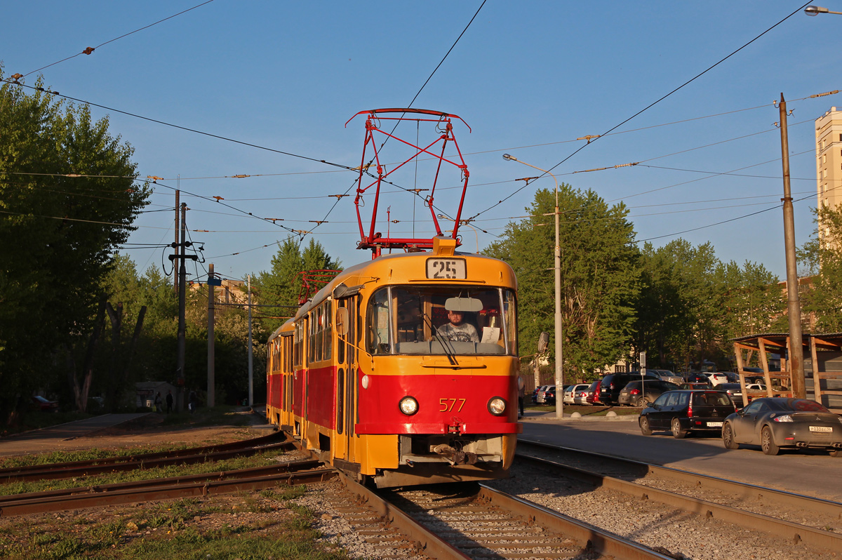 Екатеринбург, Tatra T3SU № 577
