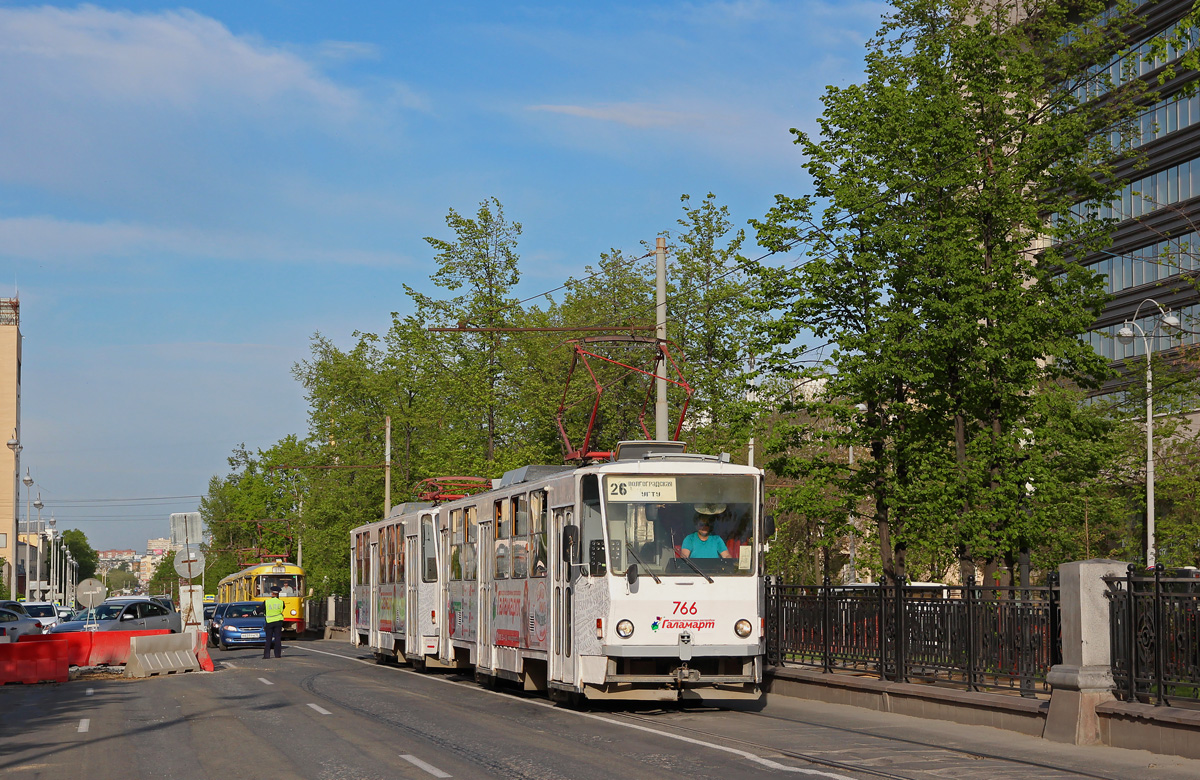 Екатеринбург, Tatra T6B5SU № 766 Екатеринбург, Tatra T6B5SU № 766